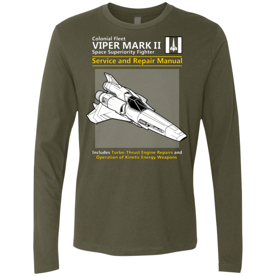 T-Shirts Military Green / Small VIPER SERVICE AND REPAIR MANUAL Men's Premium Long Sleeve