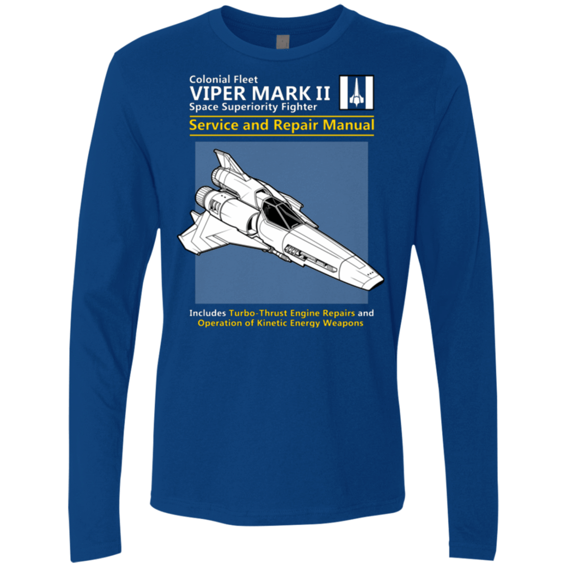T-Shirts Royal / Small VIPER SERVICE AND REPAIR MANUAL Men's Premium Long Sleeve