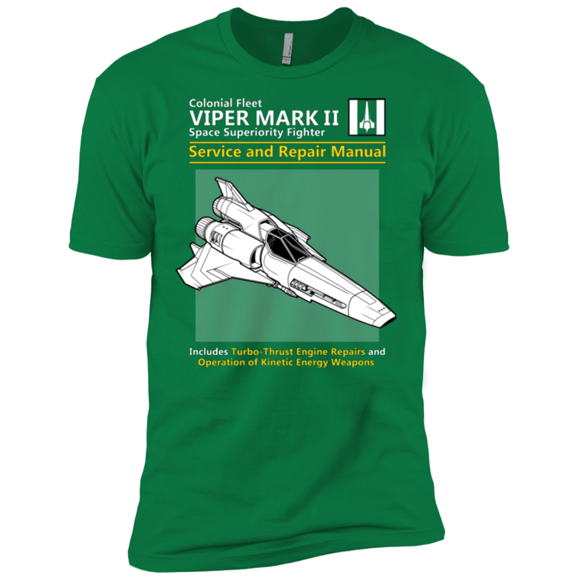 T-Shirts Kelly Green / X-Small VIPER SERVICE AND REPAIR MANUAL Men's Premium T-Shirt