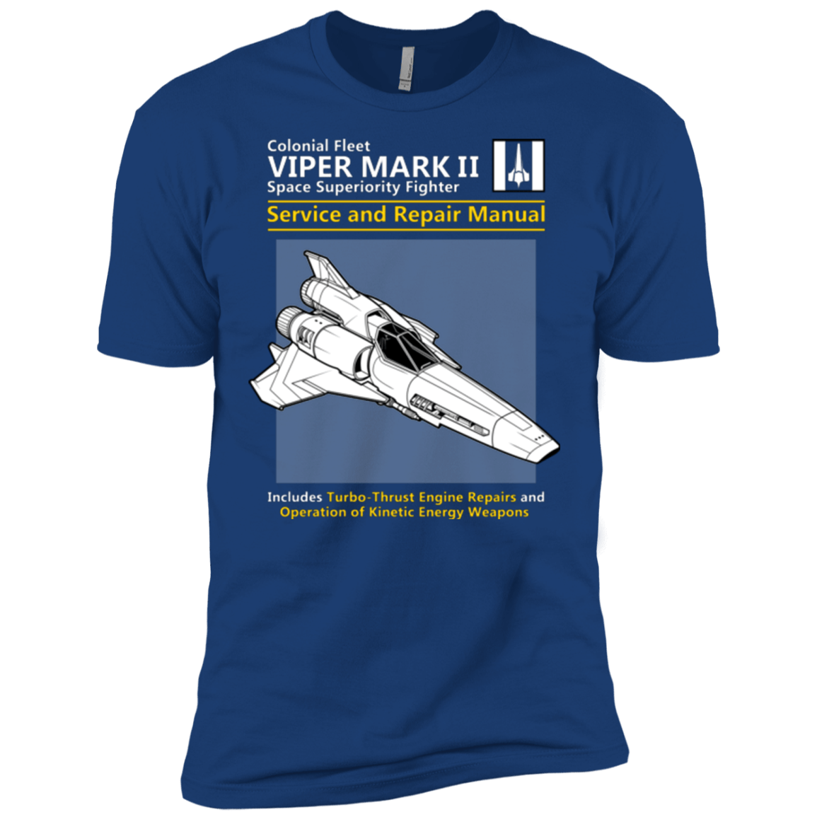 T-Shirts Royal / X-Small VIPER SERVICE AND REPAIR MANUAL Men's Premium T-Shirt