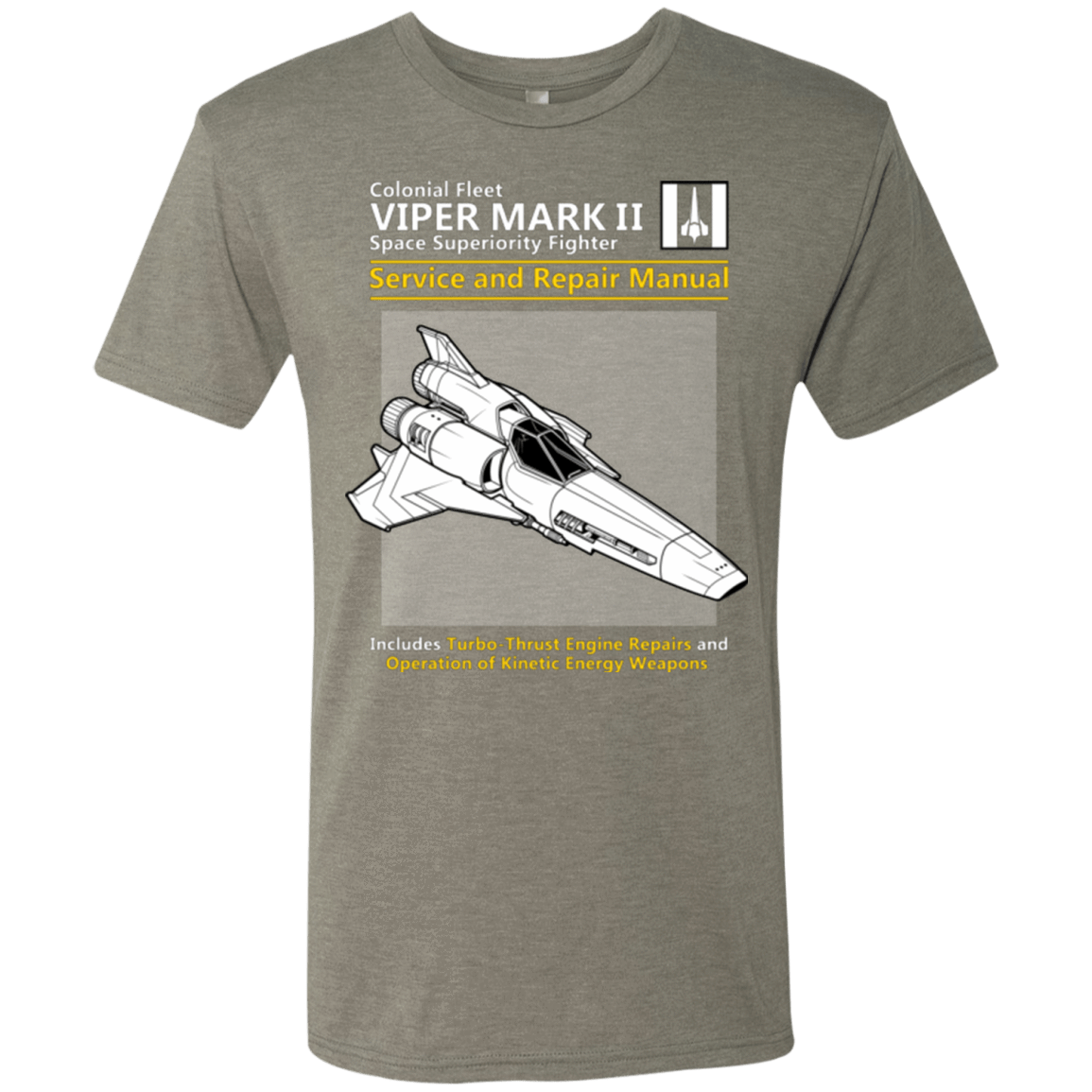 T-Shirts Venetian Grey / Small VIPER SERVICE AND REPAIR MANUAL Men's Triblend T-Shirt
