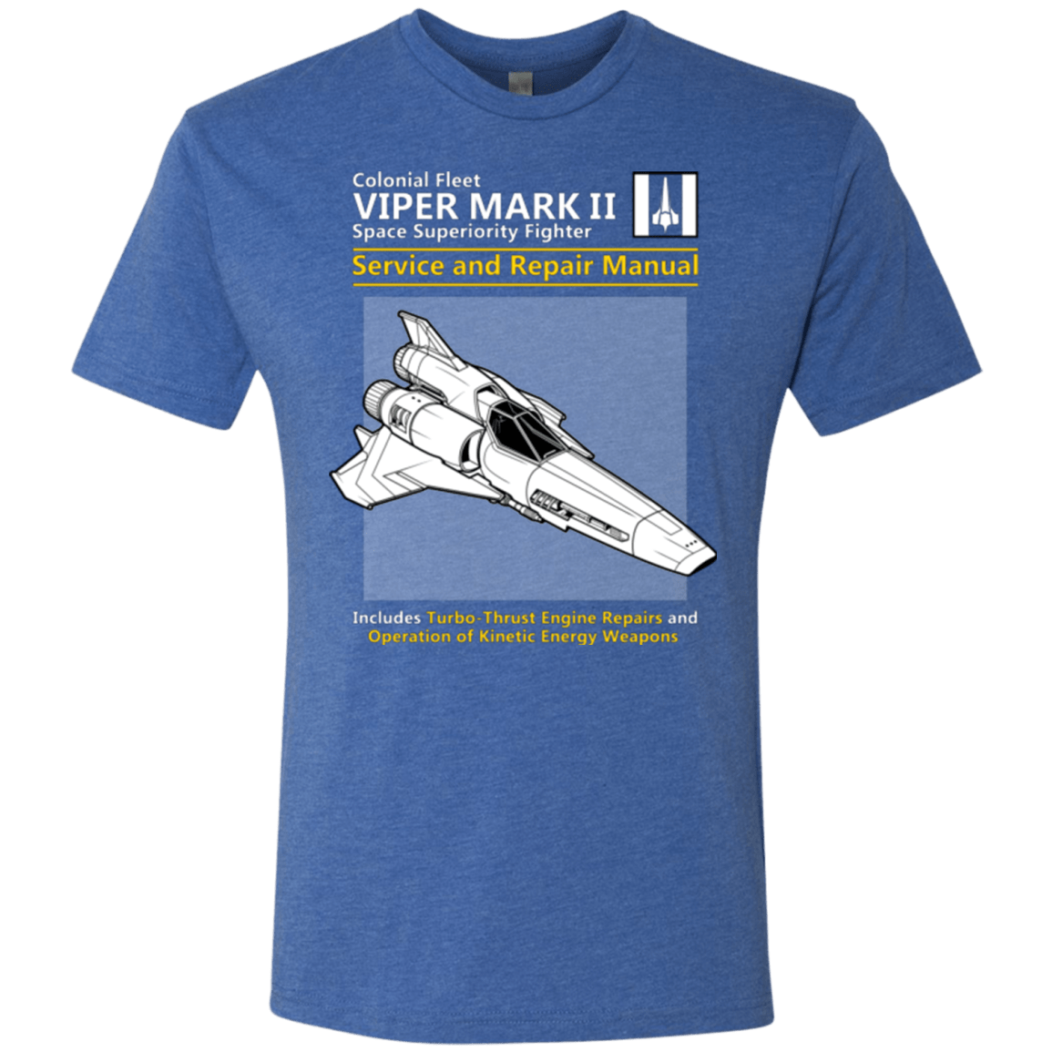 T-Shirts Vintage Royal / Small VIPER SERVICE AND REPAIR MANUAL Men's Triblend T-Shirt