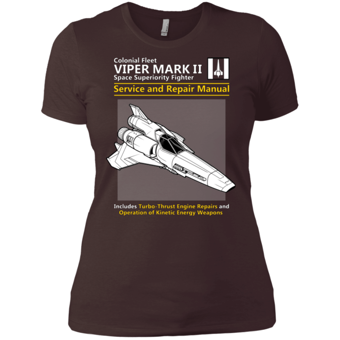 T-Shirts Dark Chocolate / X-Small VIPER SERVICE AND REPAIR MANUAL Women's Premium T-Shirt