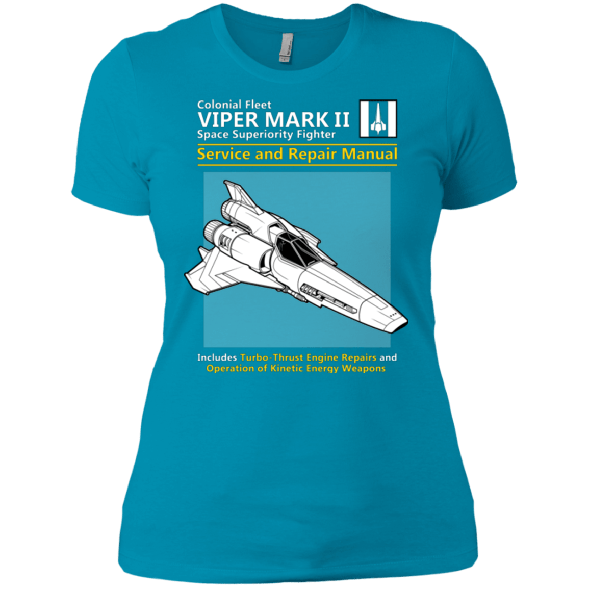 T-Shirts Turquoise / X-Small VIPER SERVICE AND REPAIR MANUAL Women's Premium T-Shirt