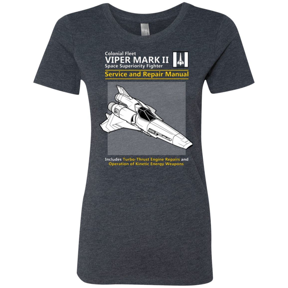T-Shirts Vintage Navy / Small VIPER SERVICE AND REPAIR MANUAL Women's Triblend T-Shirt