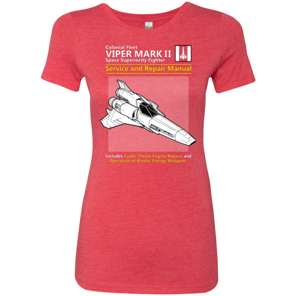 T-Shirts Vintage Red / Small VIPER SERVICE AND REPAIR MANUAL Women's Triblend T-Shirt