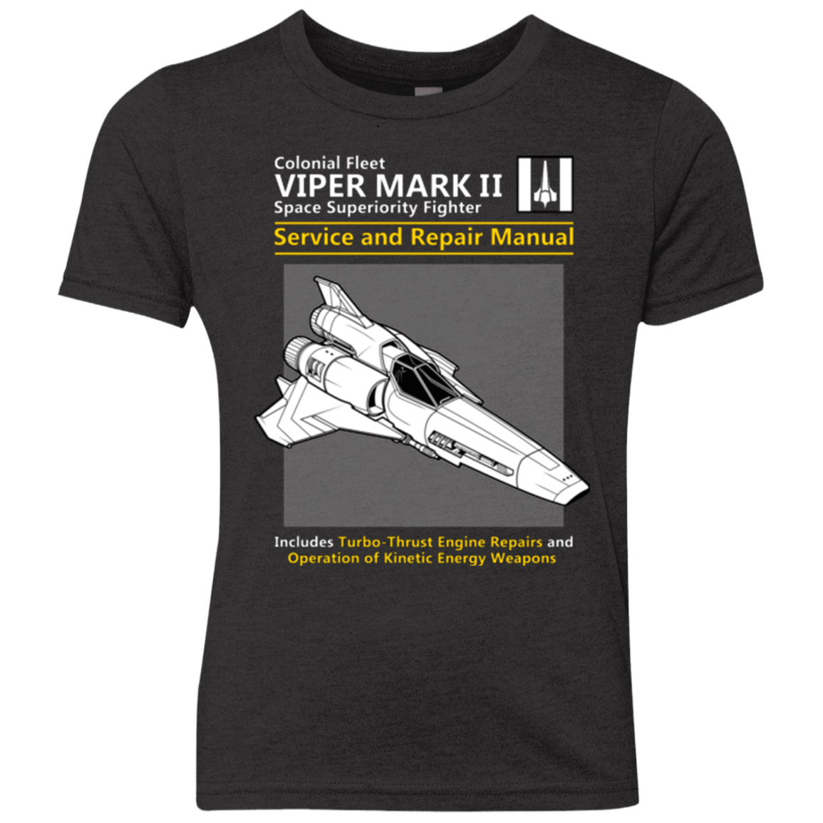 T-Shirts Vintage Black / YXS VIPER SERVICE AND REPAIR MANUAL Youth Triblend T-Shirt