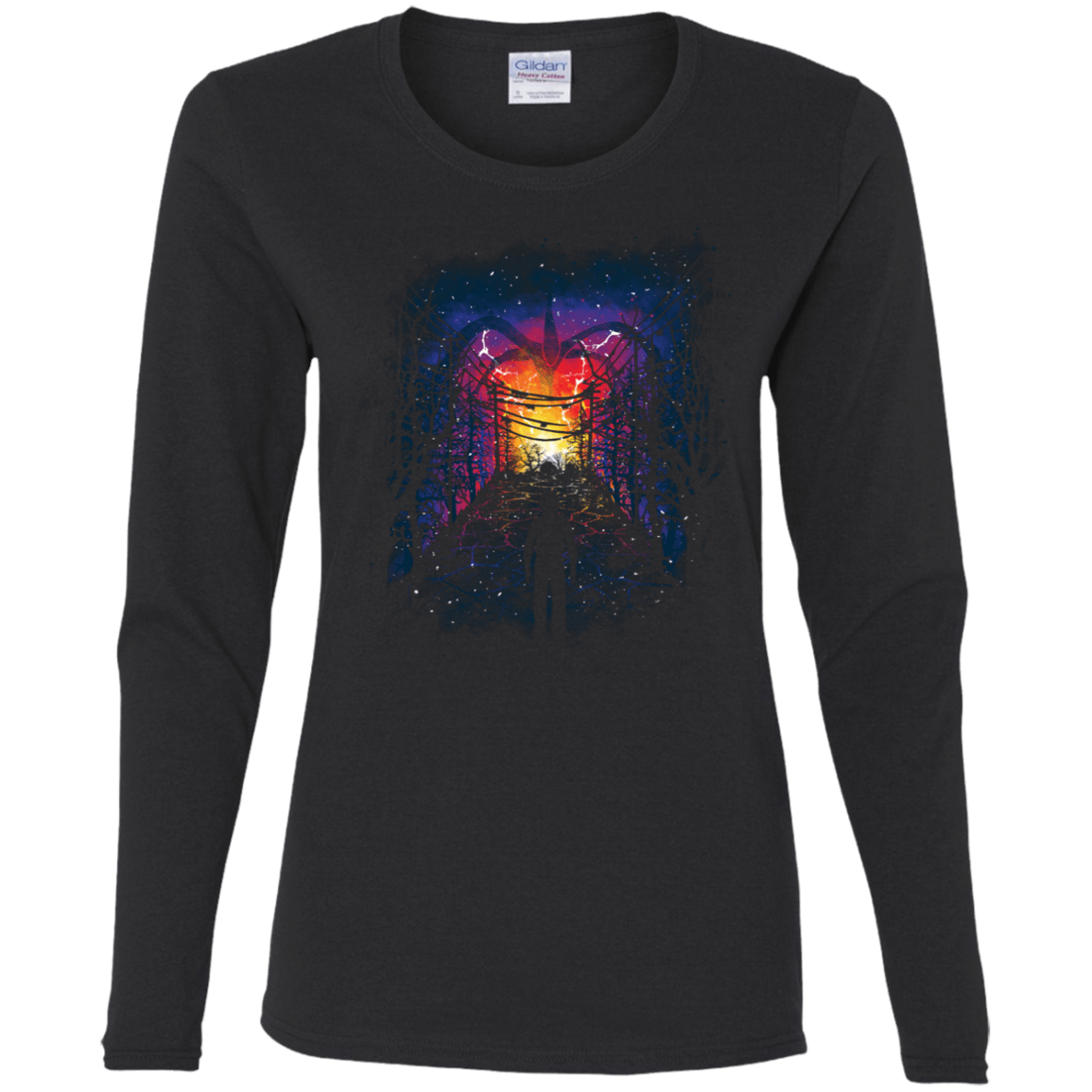 T-Shirts Black / S Visions Women's Long Sleeve T-Shirt