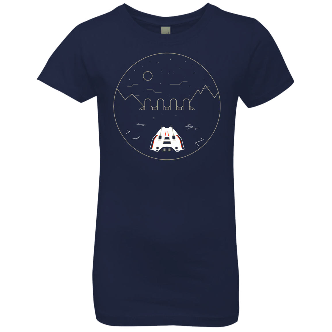 T-Shirts Midnight Navy / YXS Visit Hoth Girls Premium T-Shirt