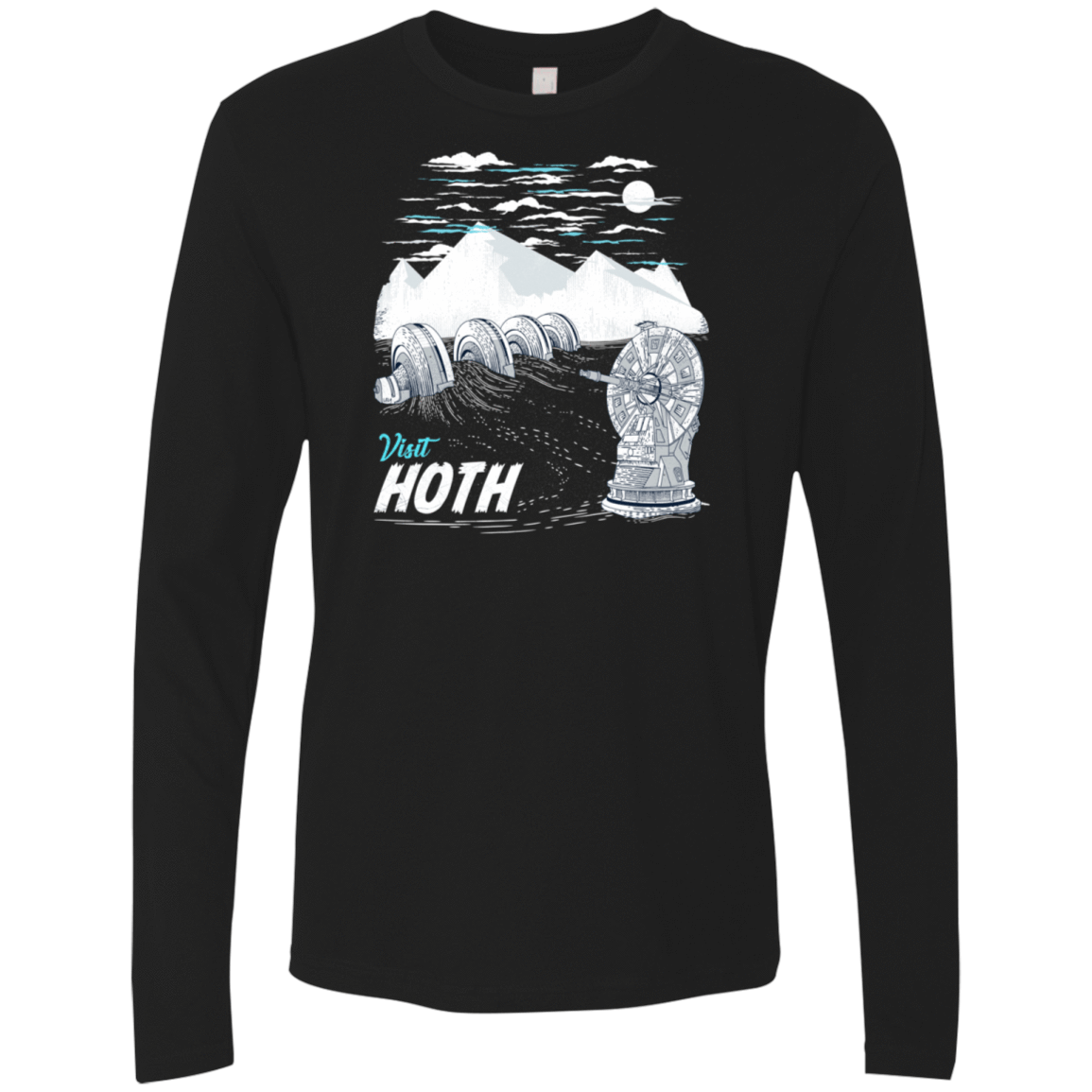 T-Shirts Black / S Visit Hoth Men's Premium Long Sleeve