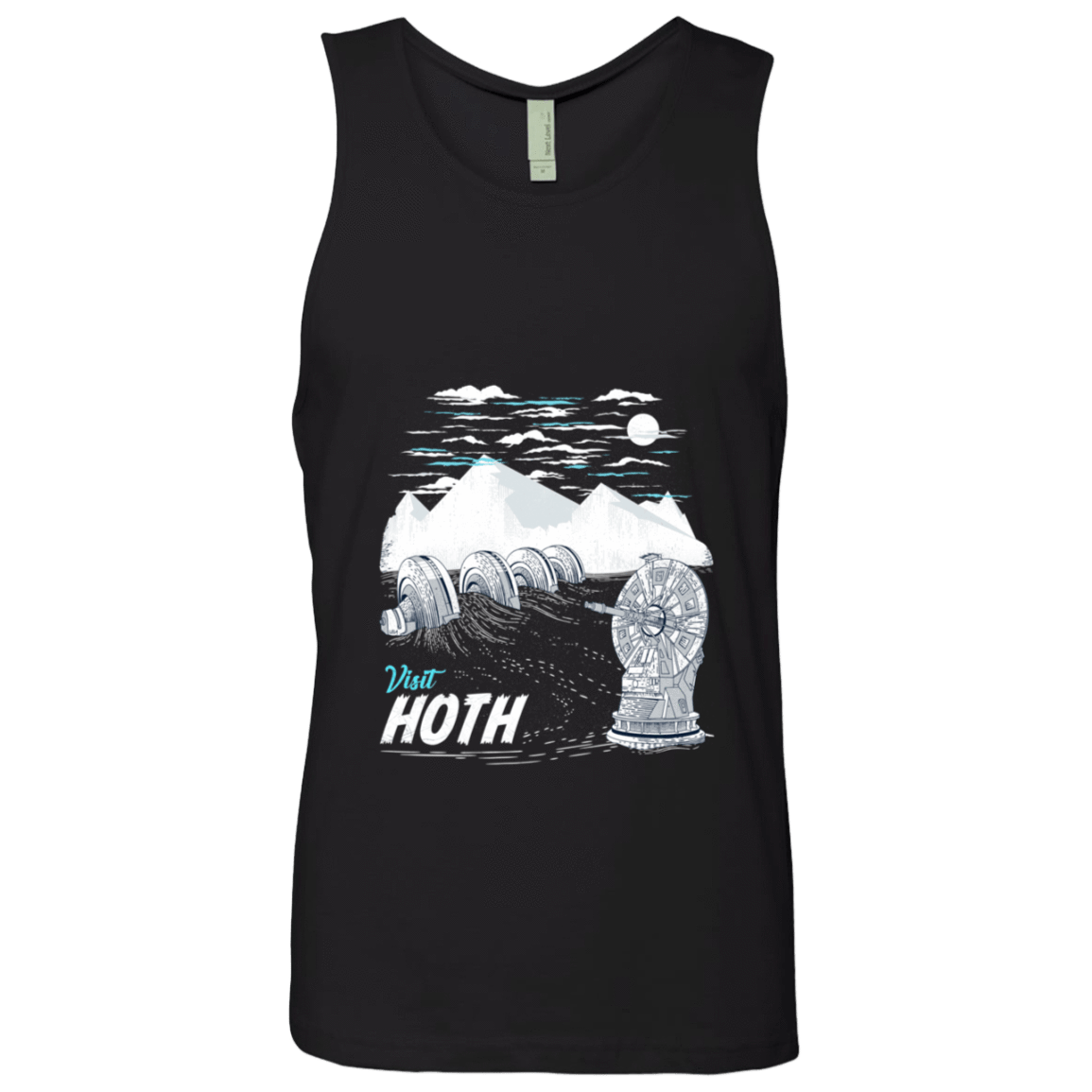 T-Shirts Black / S Visit Hoth Men's Premium Tank Top