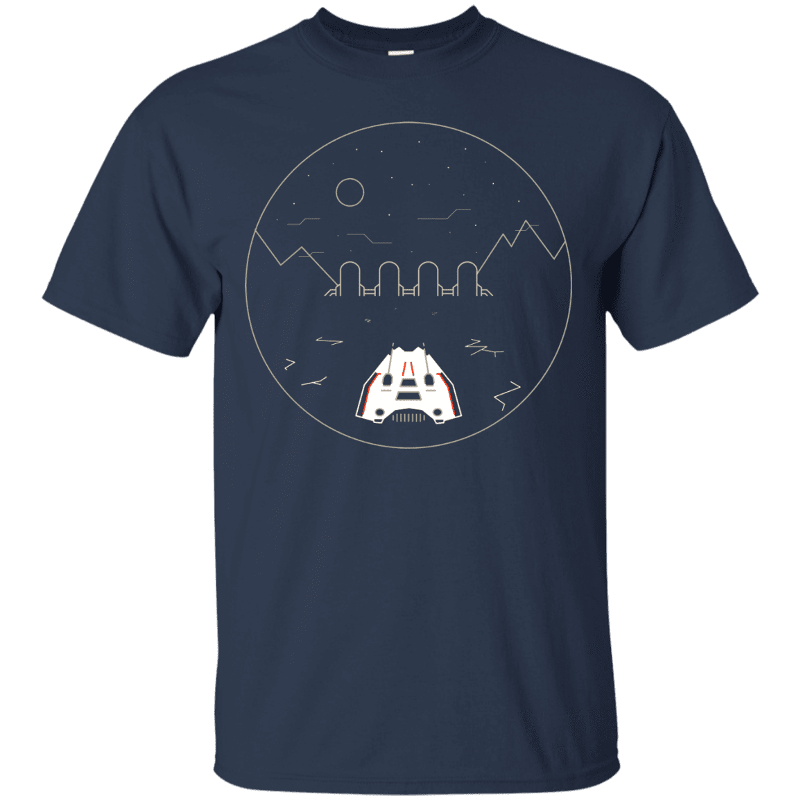 T-Shirts Navy / S Visit Hoth T-Shirt