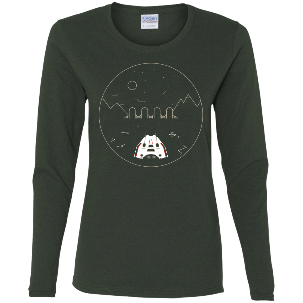 T-Shirts Forest / S Visit Hoth Women's Long Sleeve T-Shirt