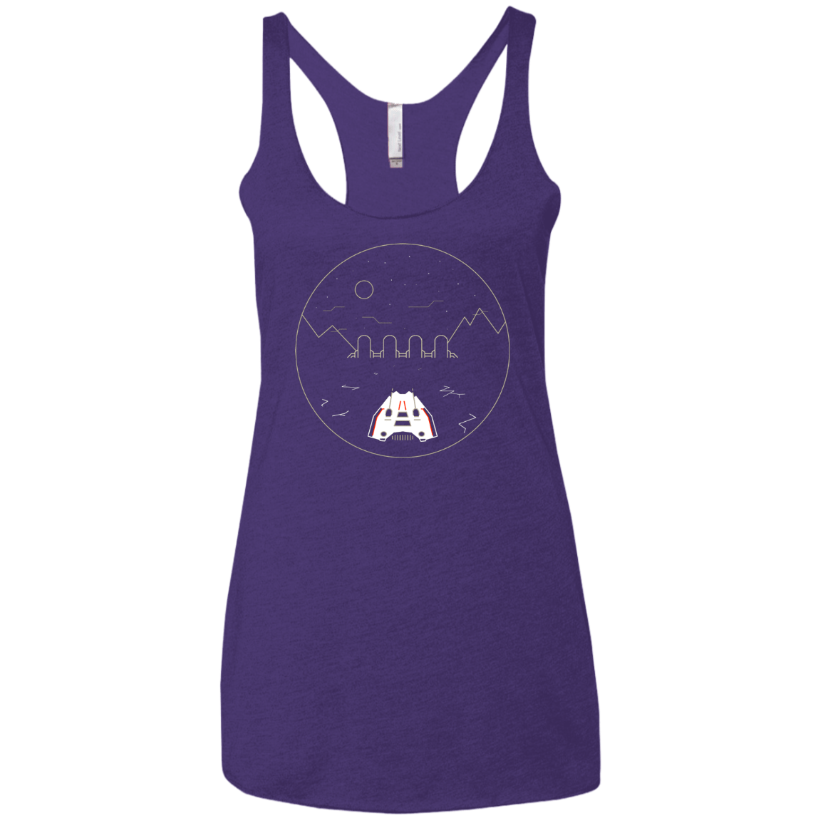 Visit Hoth Women's Triblend Racerback Tank