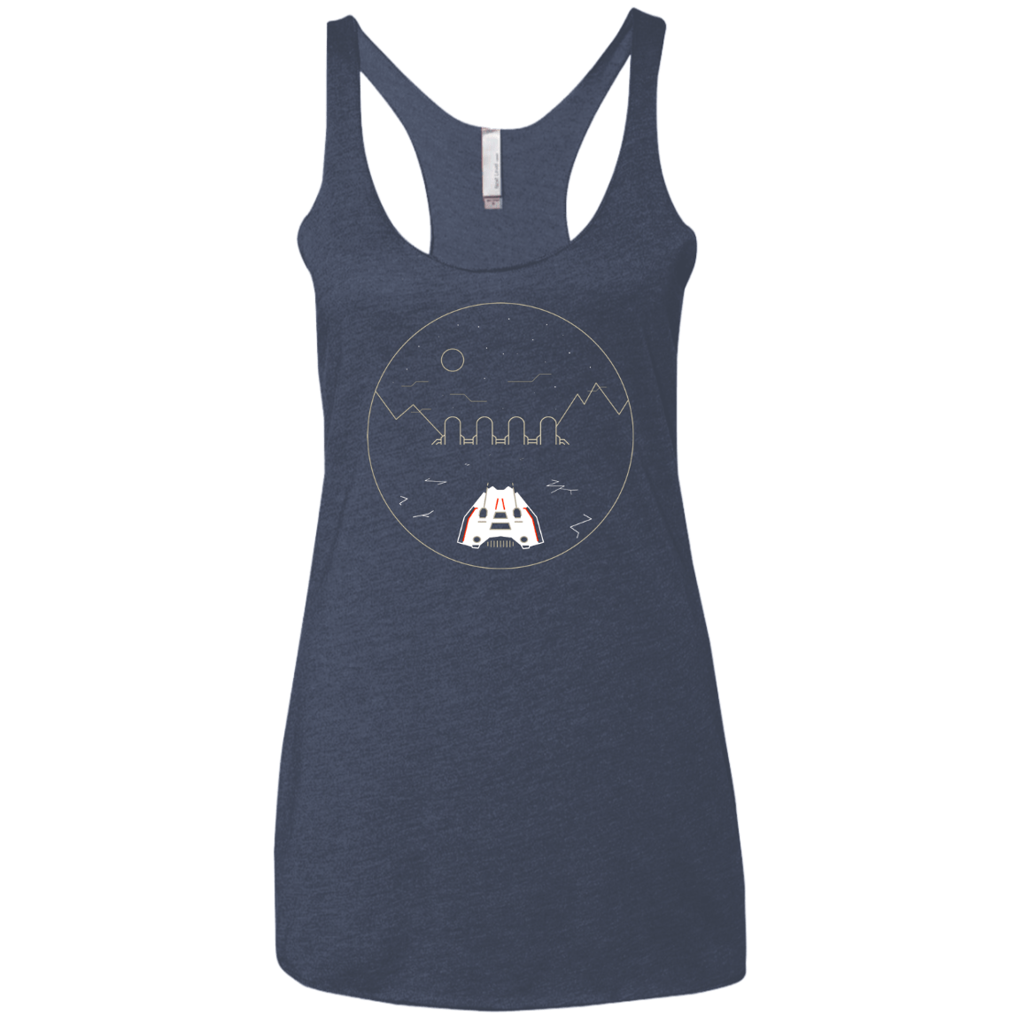 Visit Hoth Women's Triblend Racerback Tank