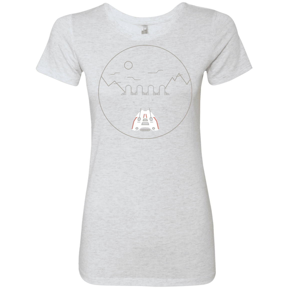 T-Shirts Heather White / S Visit Hoth Women's Triblend T-Shirt