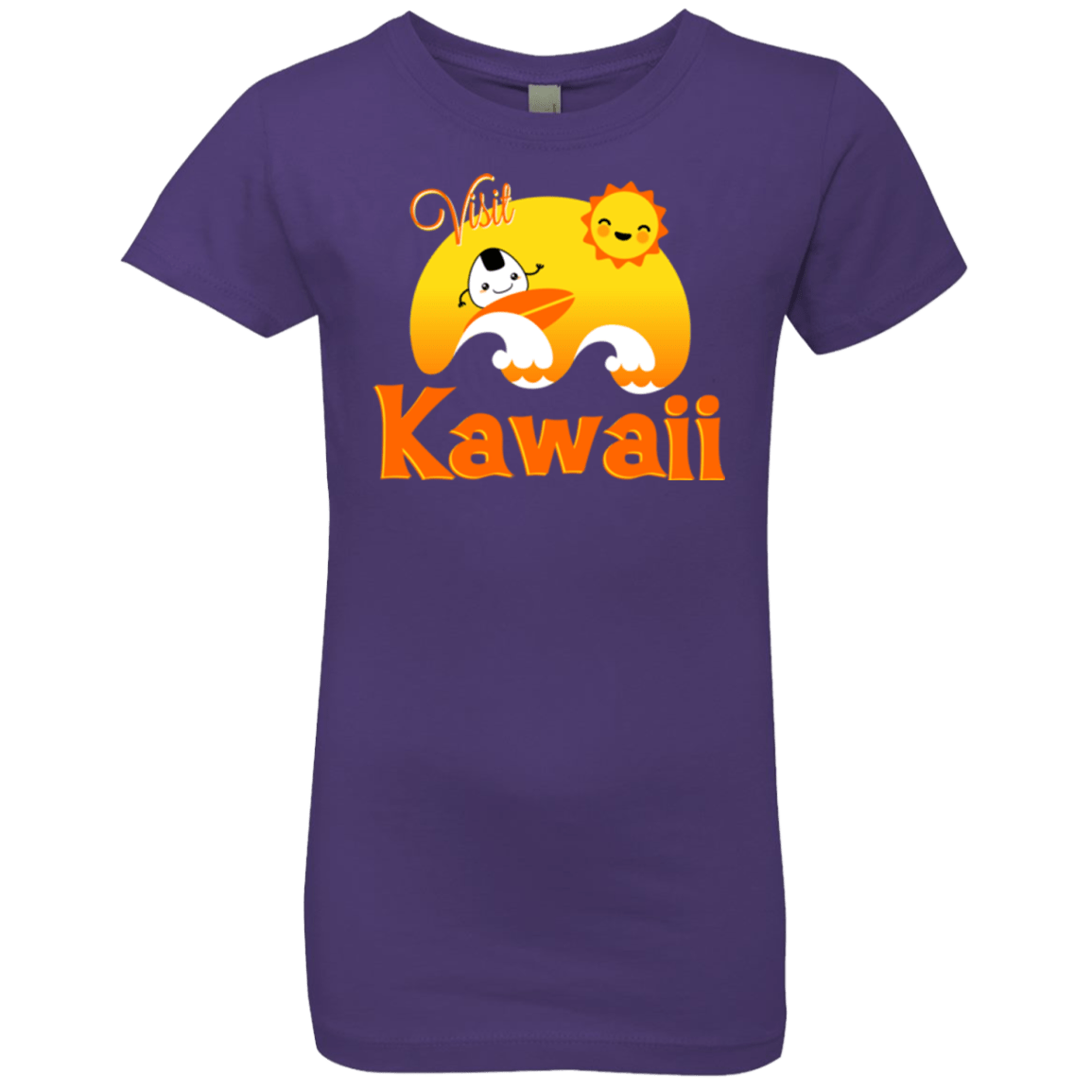 T-Shirts Purple Rush / YXS Visit Kawaii Girls Premium T-Shirt