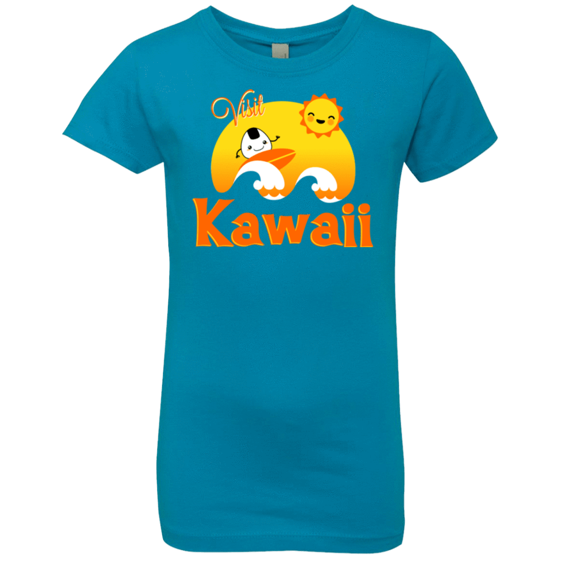 T-Shirts Turquoise / YXS Visit Kawaii Girls Premium T-Shirt
