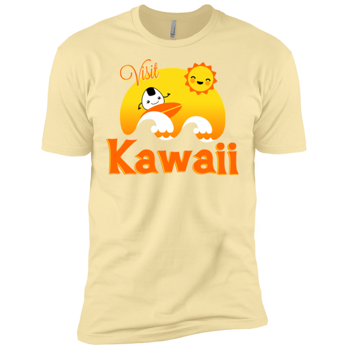 T-Shirts Banana Cream / X-Small Visit Kawaii Men's Premium T-Shirt