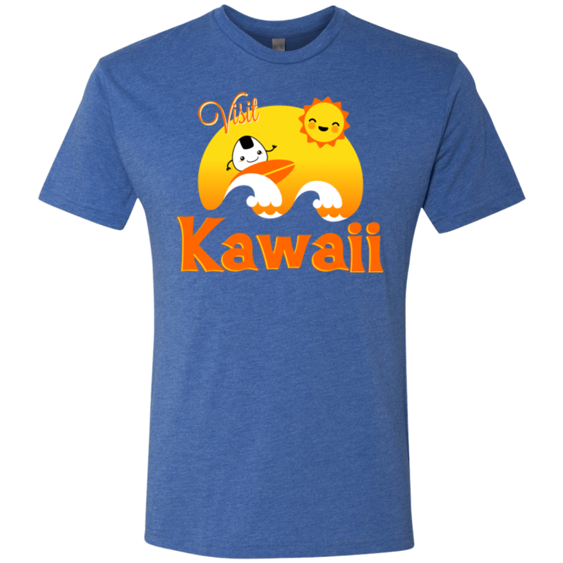 T-Shirts Vintage Royal / Small Visit Kawaii Men's Triblend T-Shirt