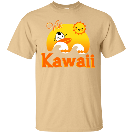 T-Shirts Vegas Gold / Small Visit Kawaii T-Shirt