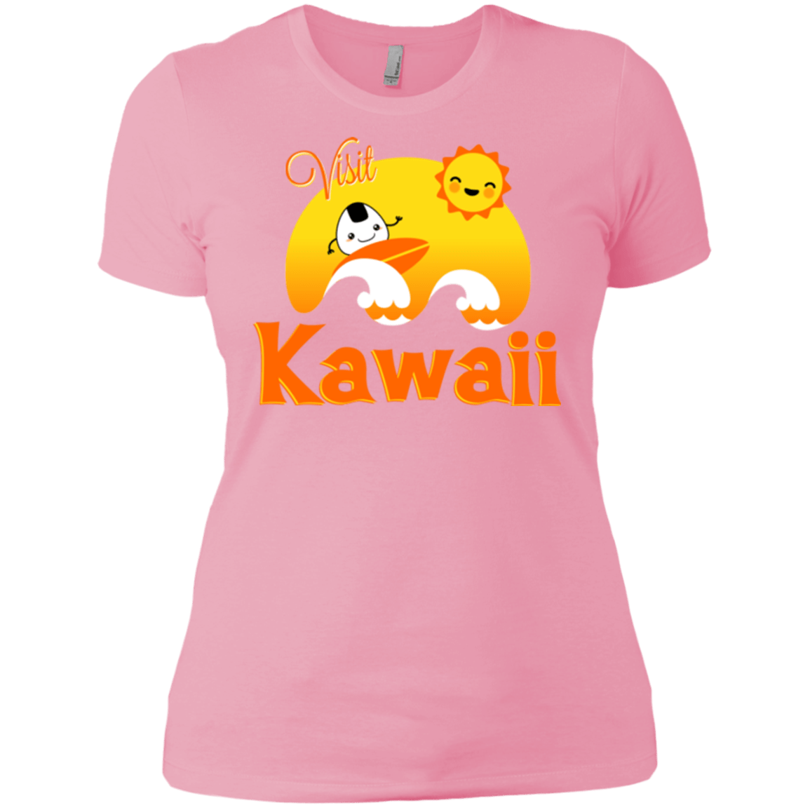 T-Shirts Light Pink / X-Small Visit Kawaii Women's Premium T-Shirt