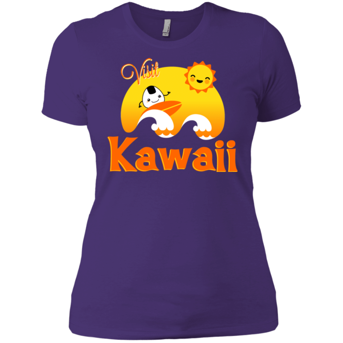 T-Shirts Purple / X-Small Visit Kawaii Women's Premium T-Shirt