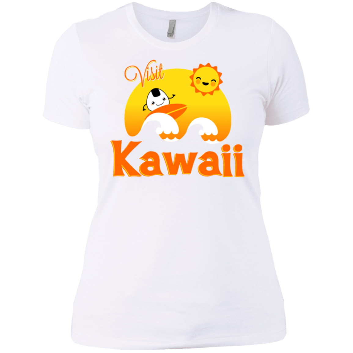 T-Shirts White / X-Small Visit Kawaii Women's Premium T-Shirt