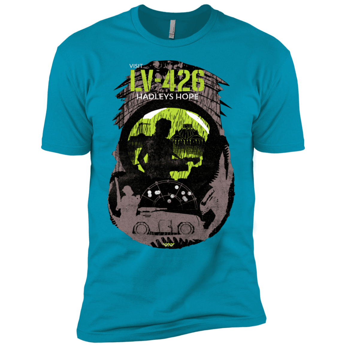 T-Shirts Turquoise / YXS Visit LV-426 Boys Premium T-Shirt