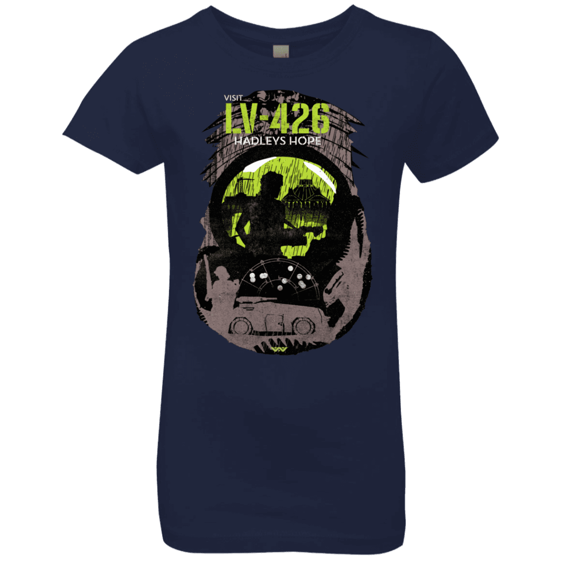 T-Shirts Midnight Navy / YXS Visit LV-426 Girls Premium T-Shirt