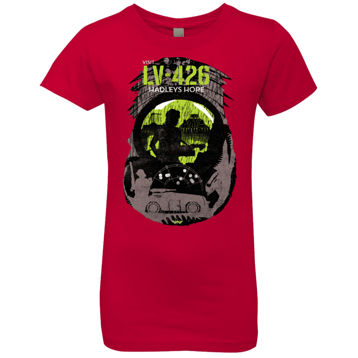 T-Shirts Red / YXS Visit LV-426 Girls Premium T-Shirt