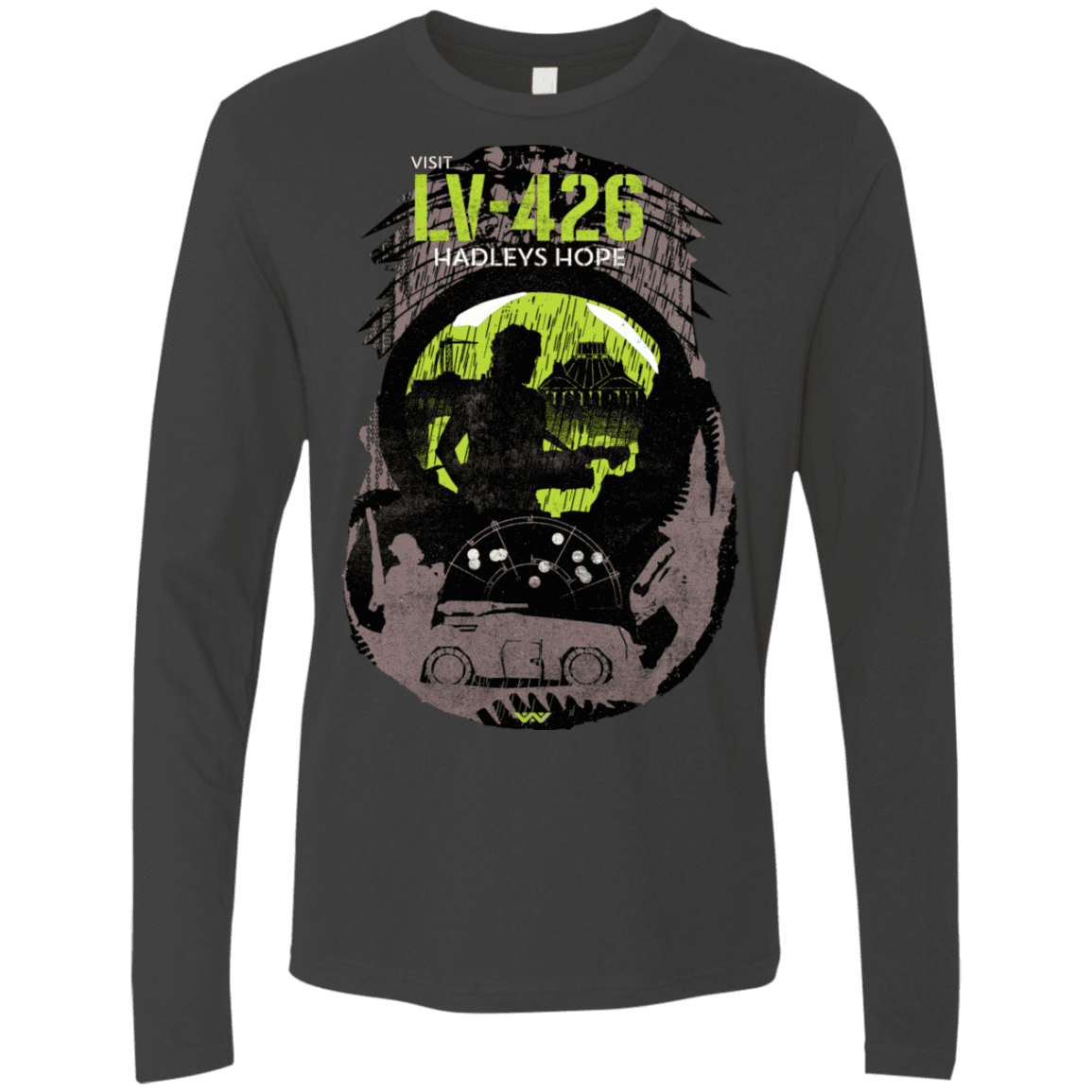 T-Shirts Heavy Metal / S Visit LV-426 Men's Premium Long Sleeve