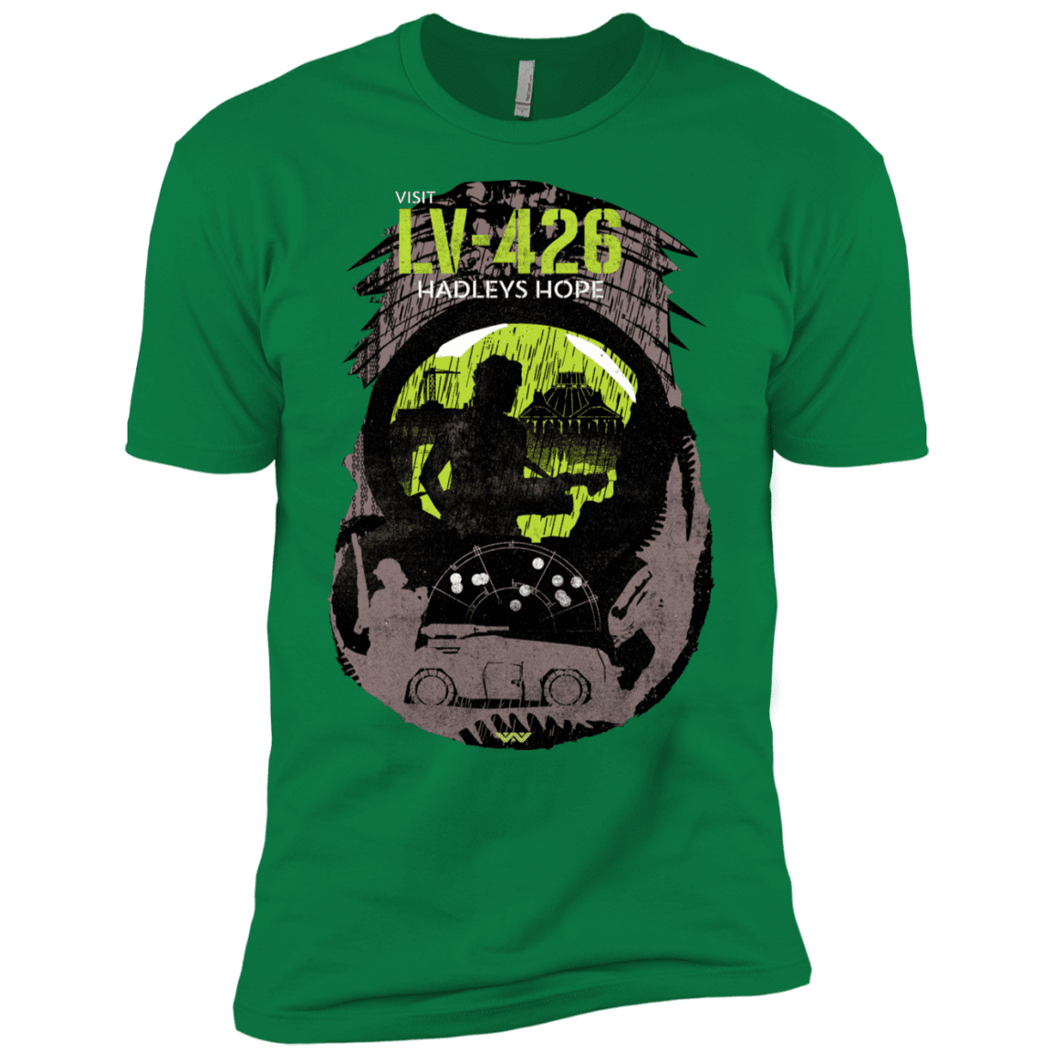 T-Shirts Kelly Green / X-Small Visit LV-426 Men's Premium T-Shirt