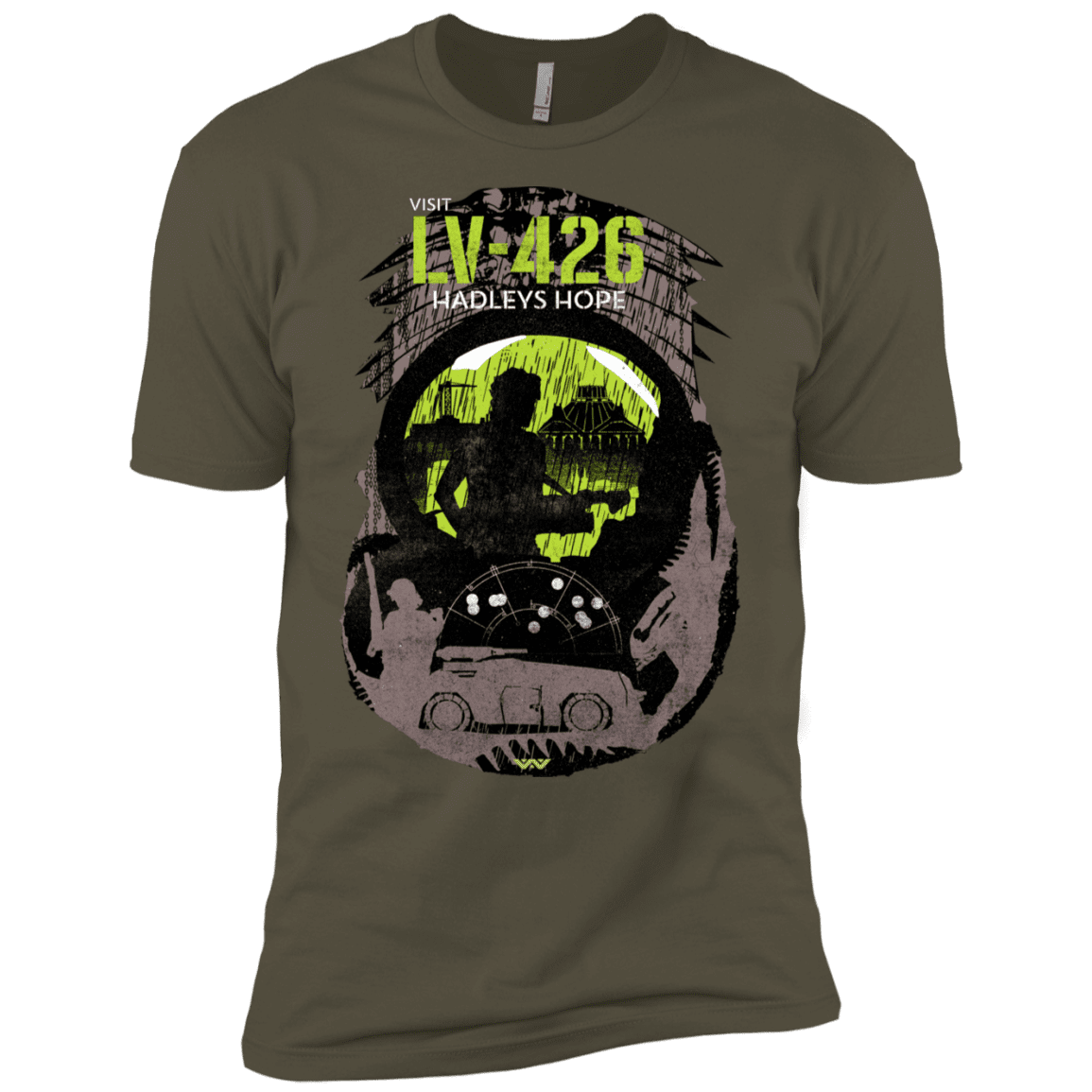 T-Shirts Military Green / X-Small Visit LV-426 Men's Premium T-Shirt