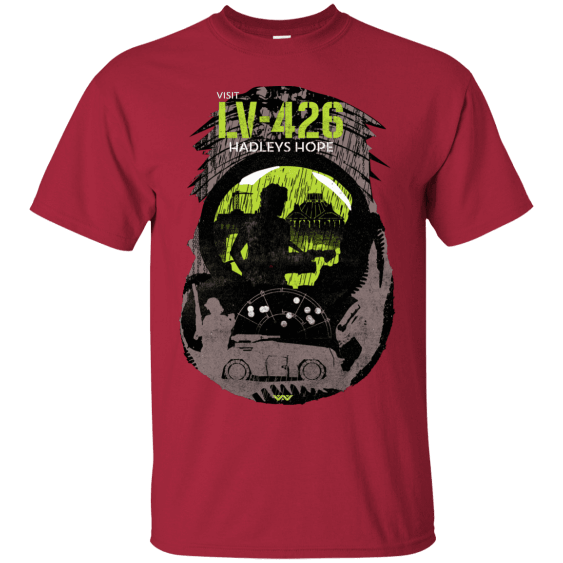 T-Shirts Cardinal / S Visit LV-426 T-Shirt