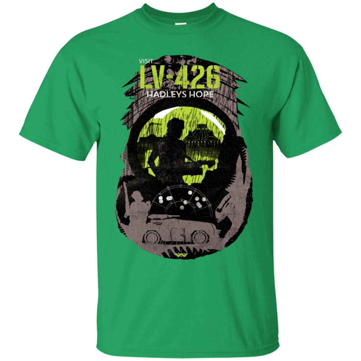 T-Shirts Irish Green / S Visit LV-426 T-Shirt