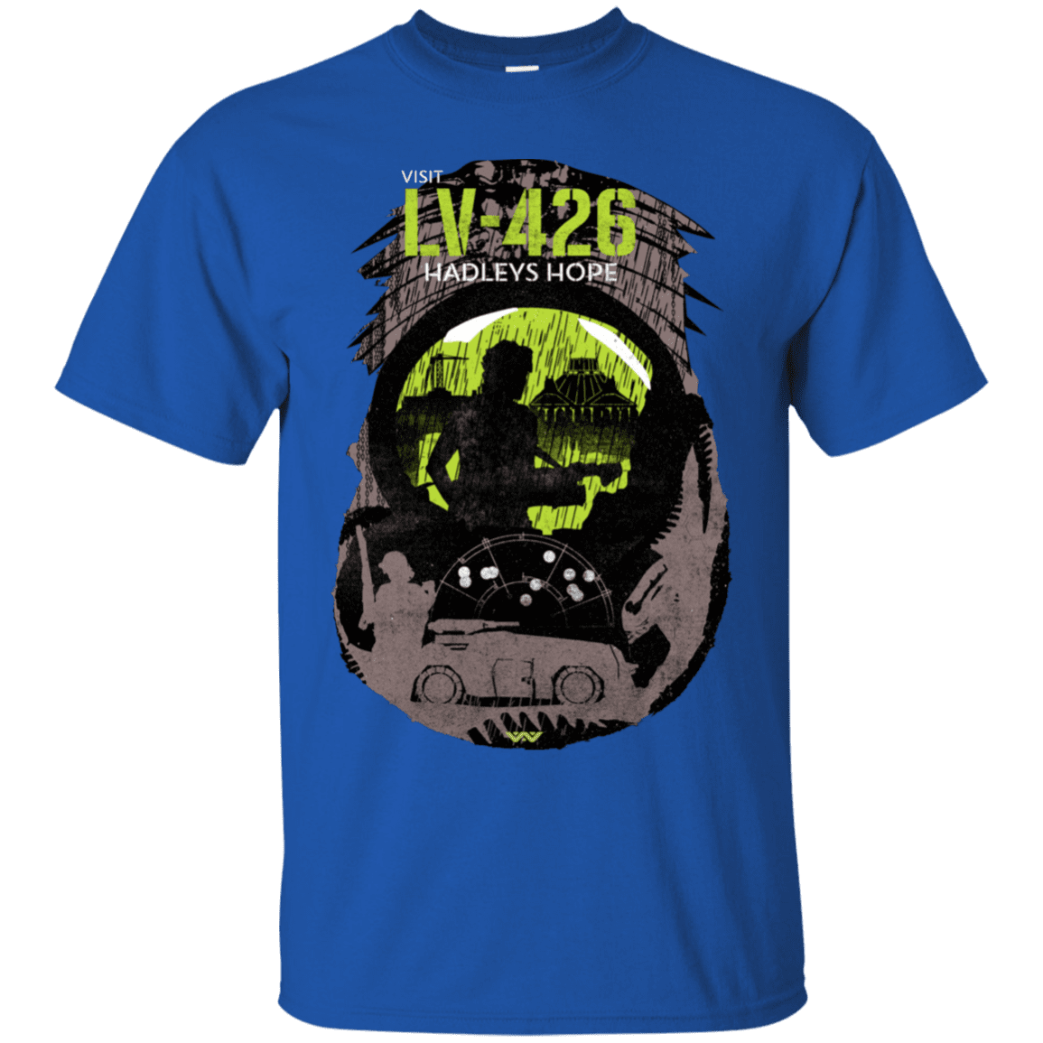 T-Shirts Royal / S Visit LV-426 T-Shirt