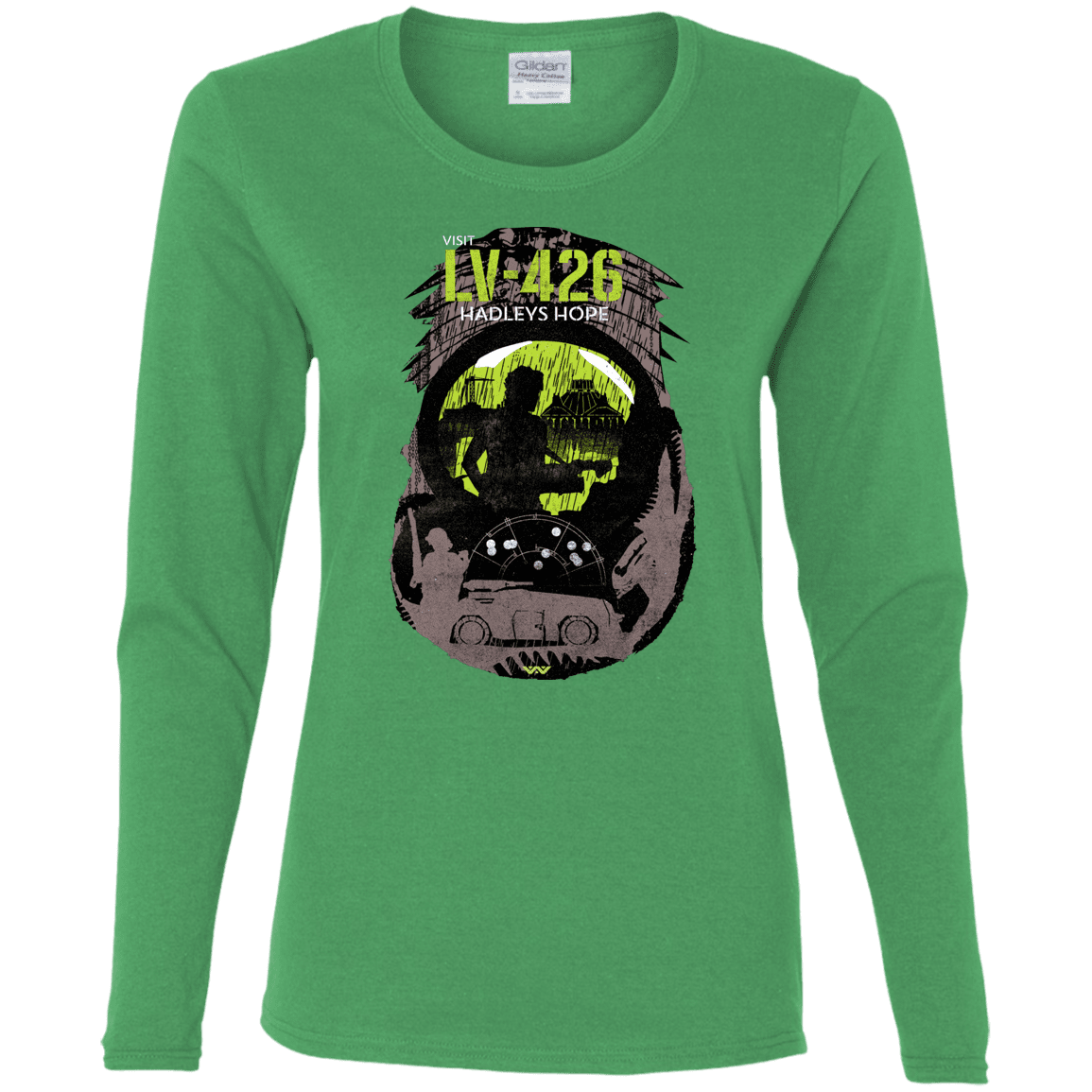 T-Shirts Irish Green / S Visit LV-426 Women's Long Sleeve T-Shirt