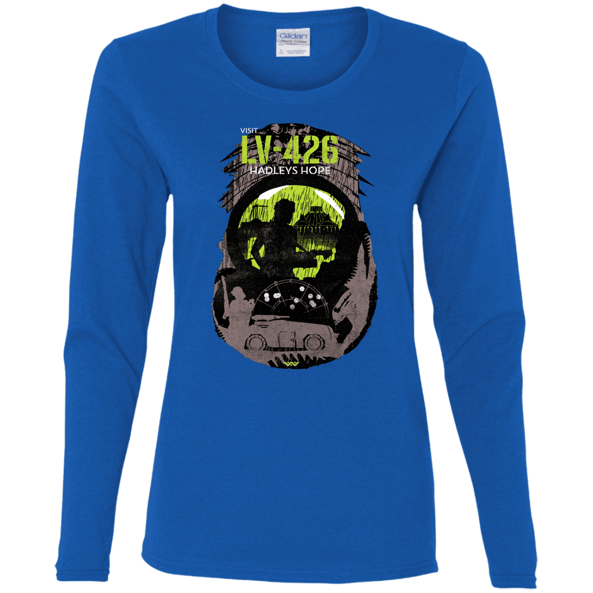 T-Shirts Royal / S Visit LV-426 Women's Long Sleeve T-Shirt