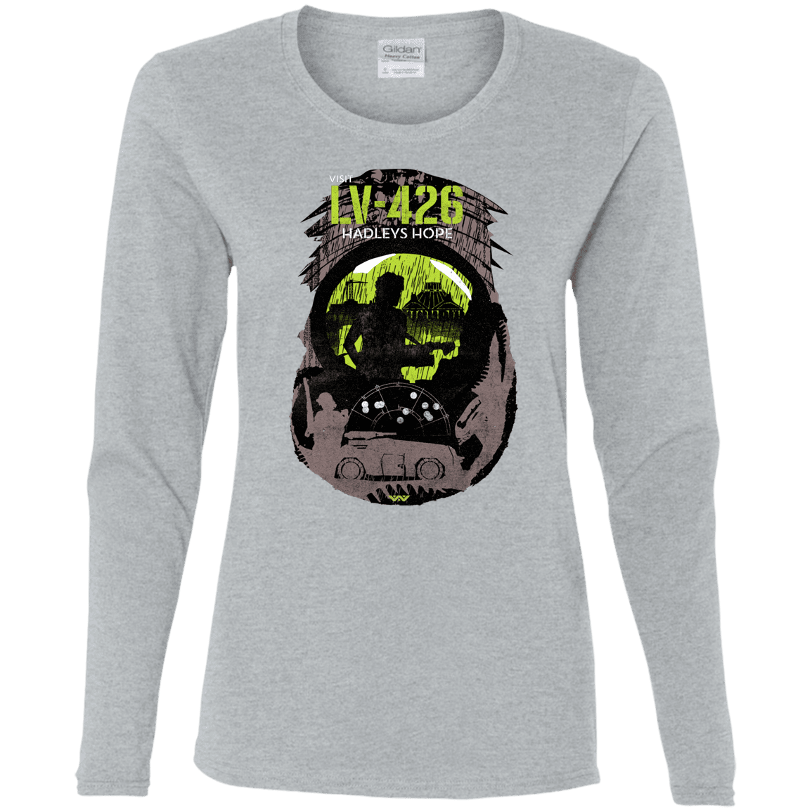 T-Shirts Sport Grey / S Visit LV-426 Women's Long Sleeve T-Shirt