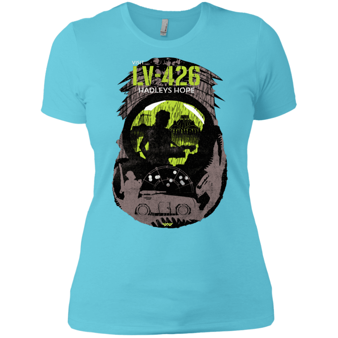 T-Shirts Cancun / X-Small Visit LV-426 Women's Premium T-Shirt