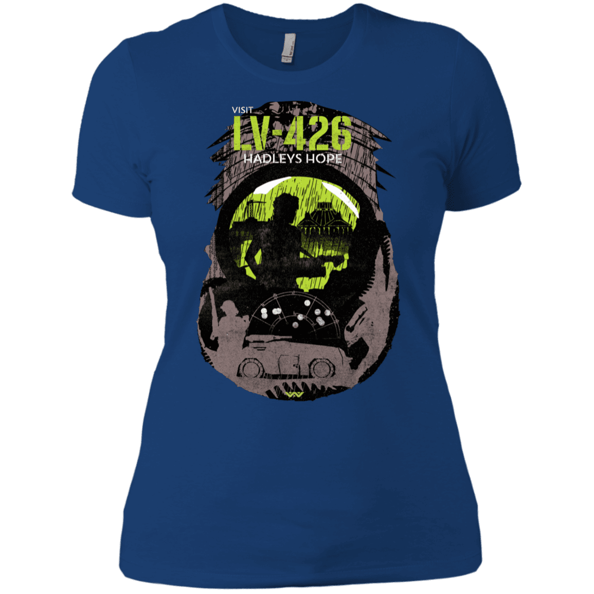 T-Shirts Royal / X-Small Visit LV-426 Women's Premium T-Shirt