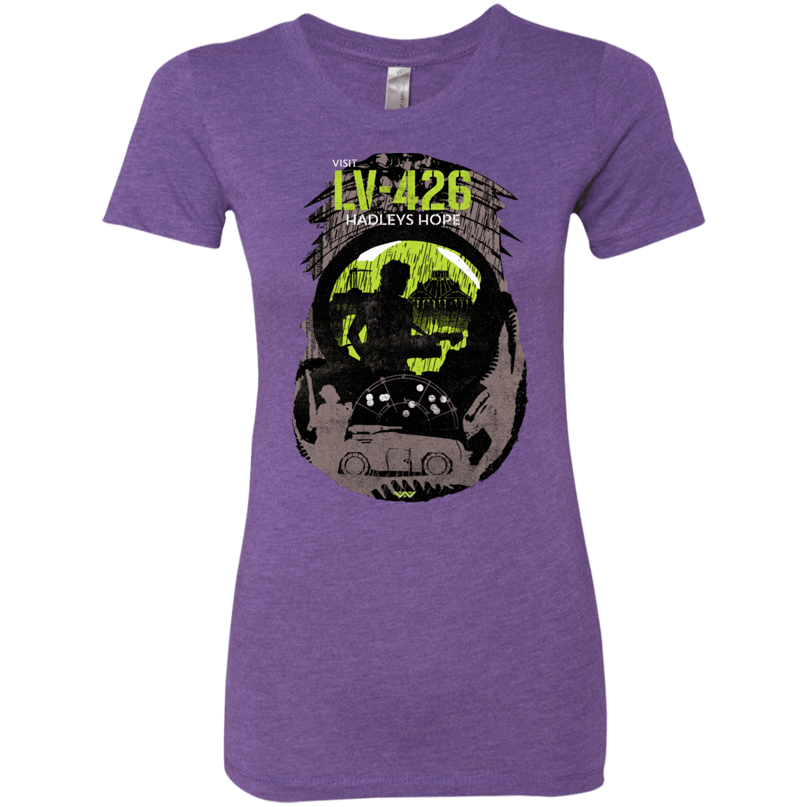 T-Shirts Purple Rush / S Visit LV-426 Women's Triblend T-Shirt