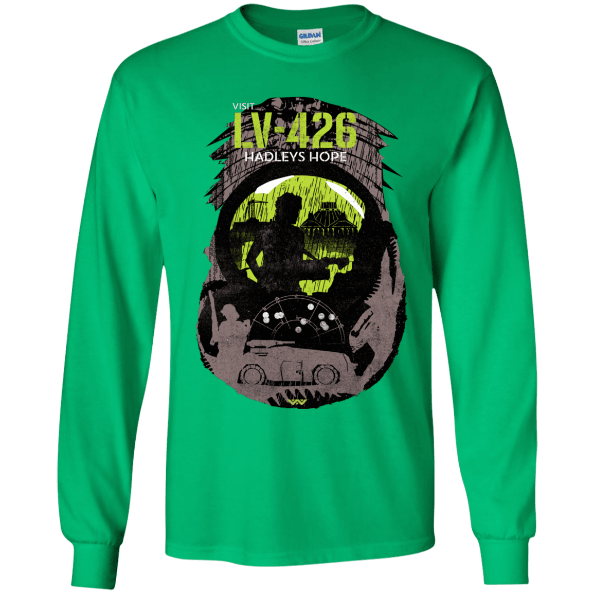 T-Shirts Irish Green / YS Visit LV-426 Youth Long Sleeve T-Shirt