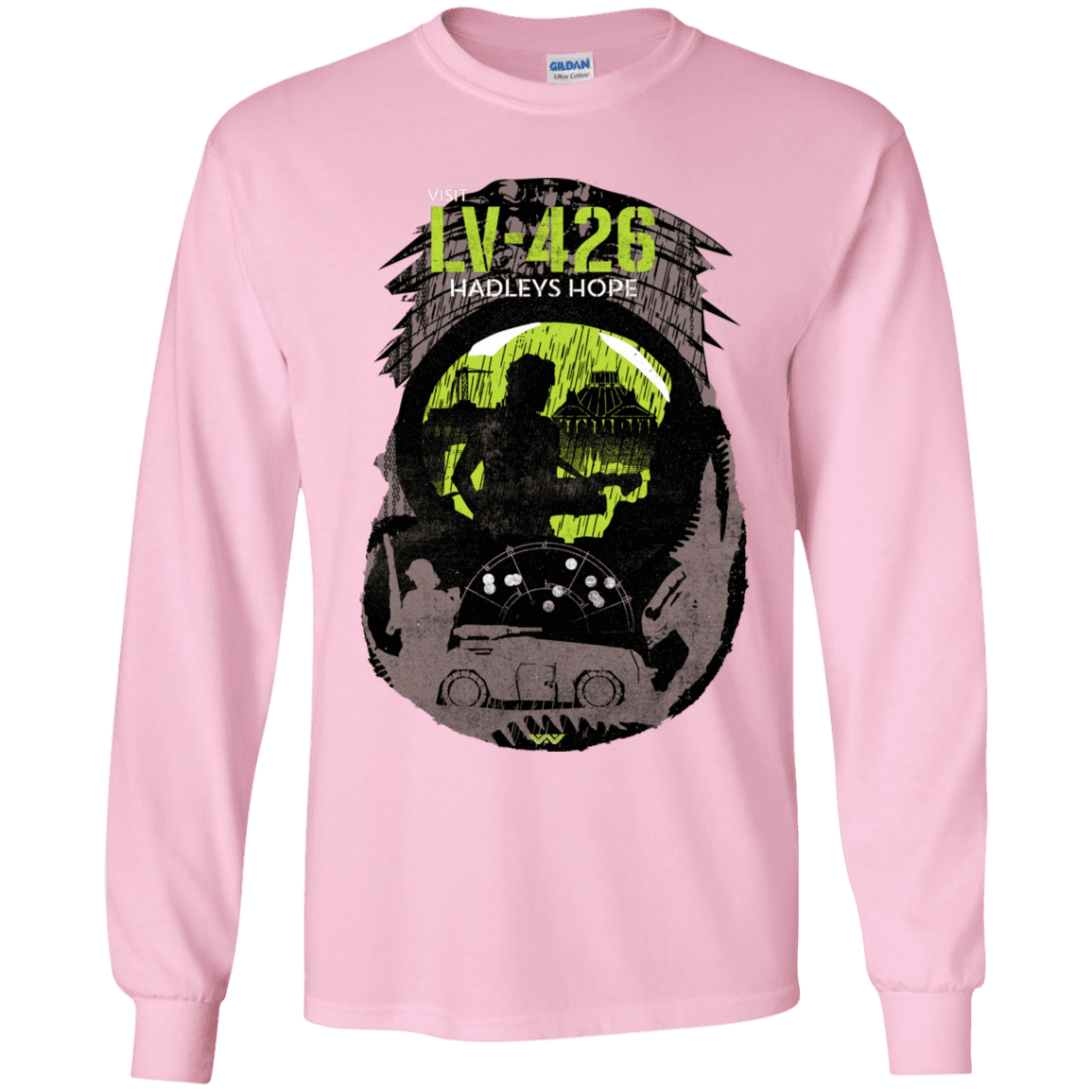 T-Shirts Light Pink / YS Visit LV-426 Youth Long Sleeve T-Shirt