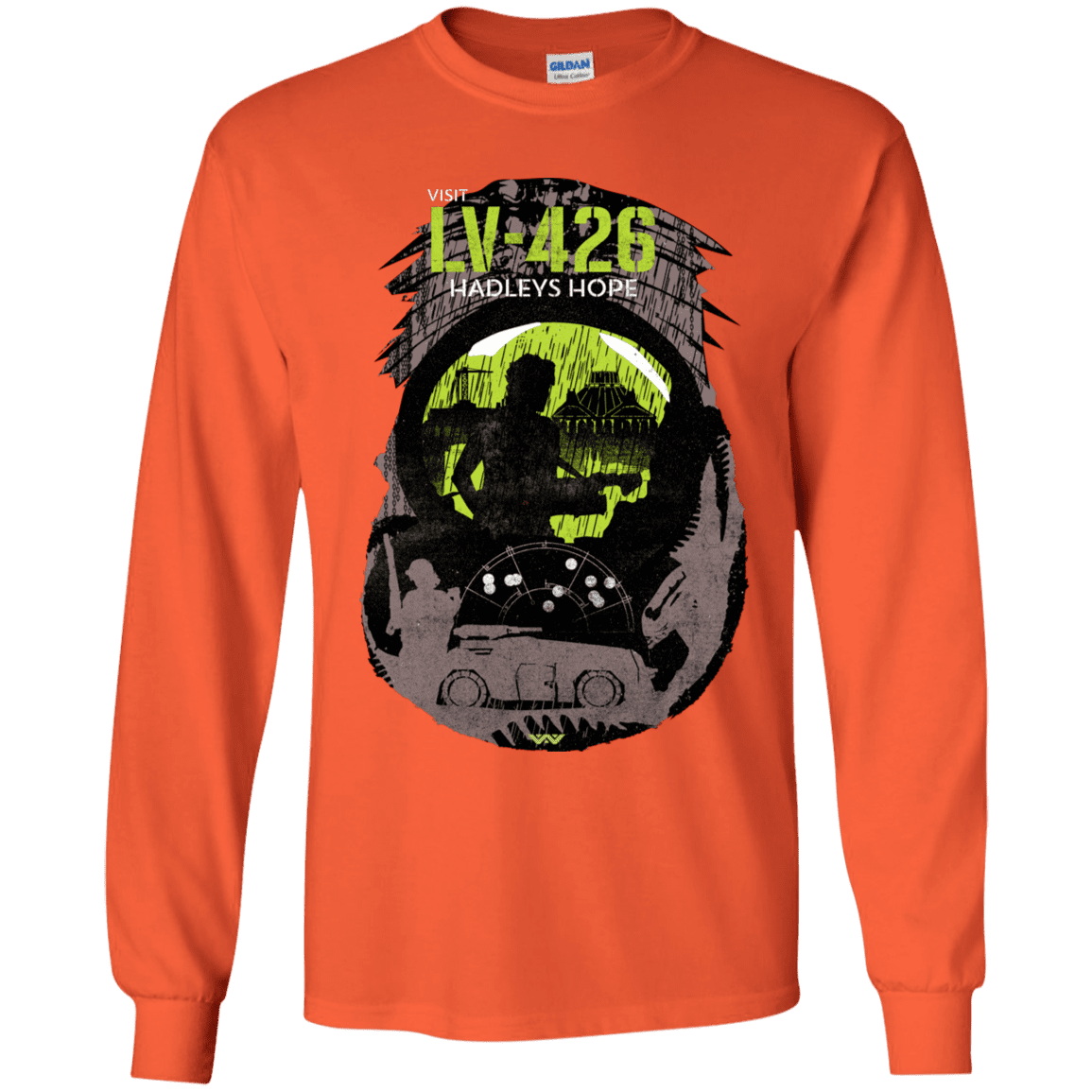 T-Shirts Orange / YS Visit LV-426 Youth Long Sleeve T-Shirt