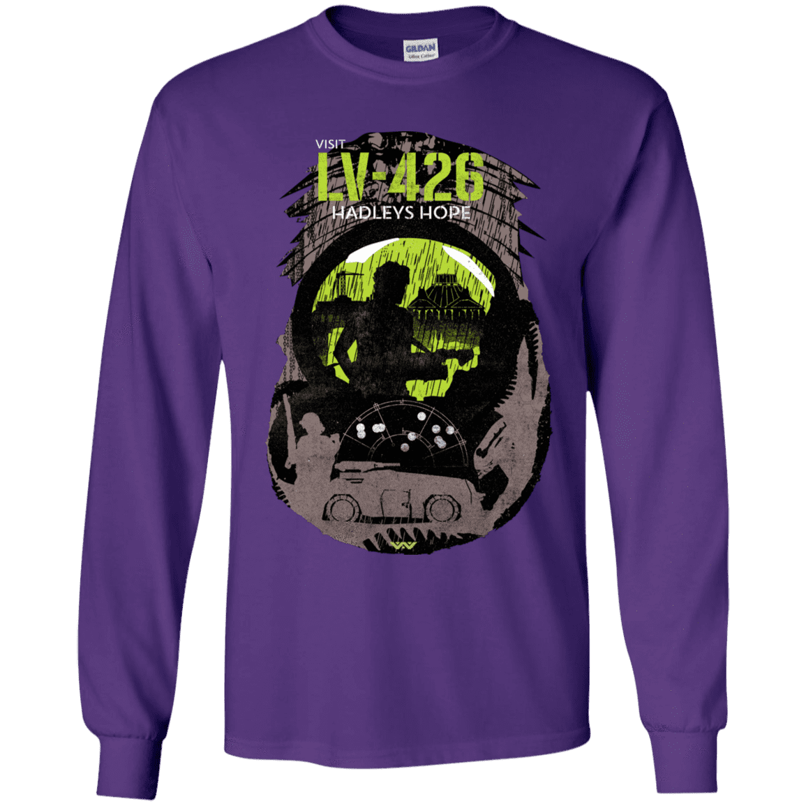 T-Shirts Purple / YS Visit LV-426 Youth Long Sleeve T-Shirt