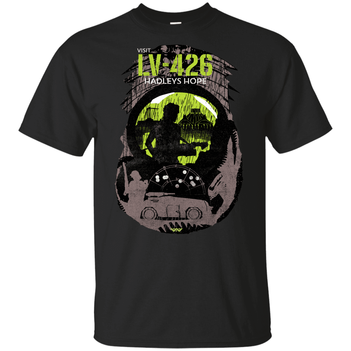 T-Shirts Black / YXS Visit LV-426 Youth T-Shirt