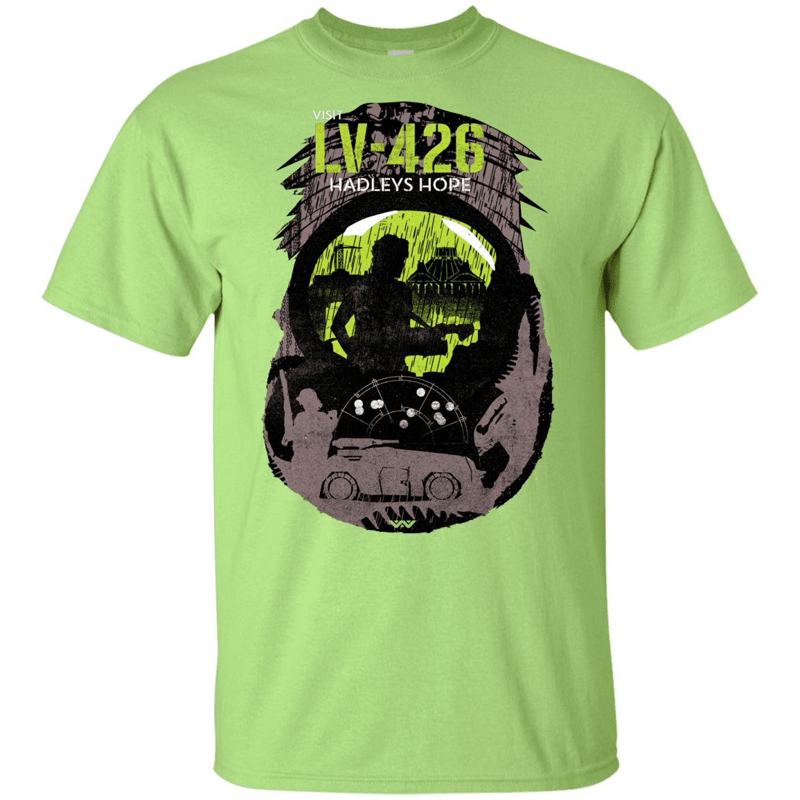 T-Shirts Mint Green / YXS Visit LV-426 Youth T-Shirt