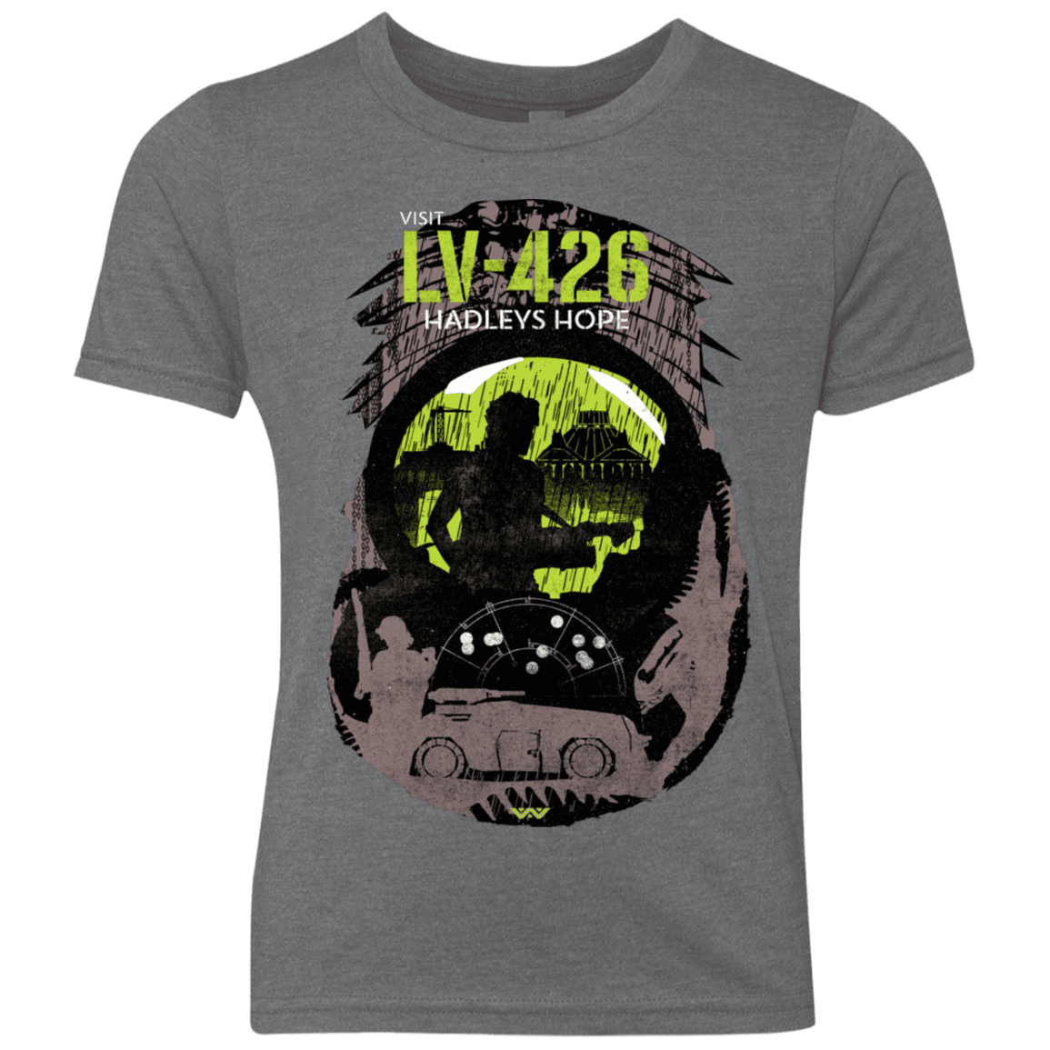 T-Shirts Premium Heather / YXS Visit LV-426 Youth Triblend T-Shirt